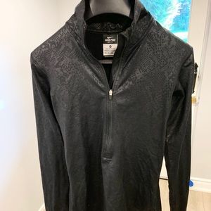 Nike sweater jacket with zipper black